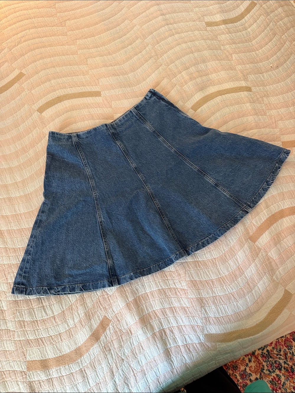FRAME Denim A-Line Mini Skirt